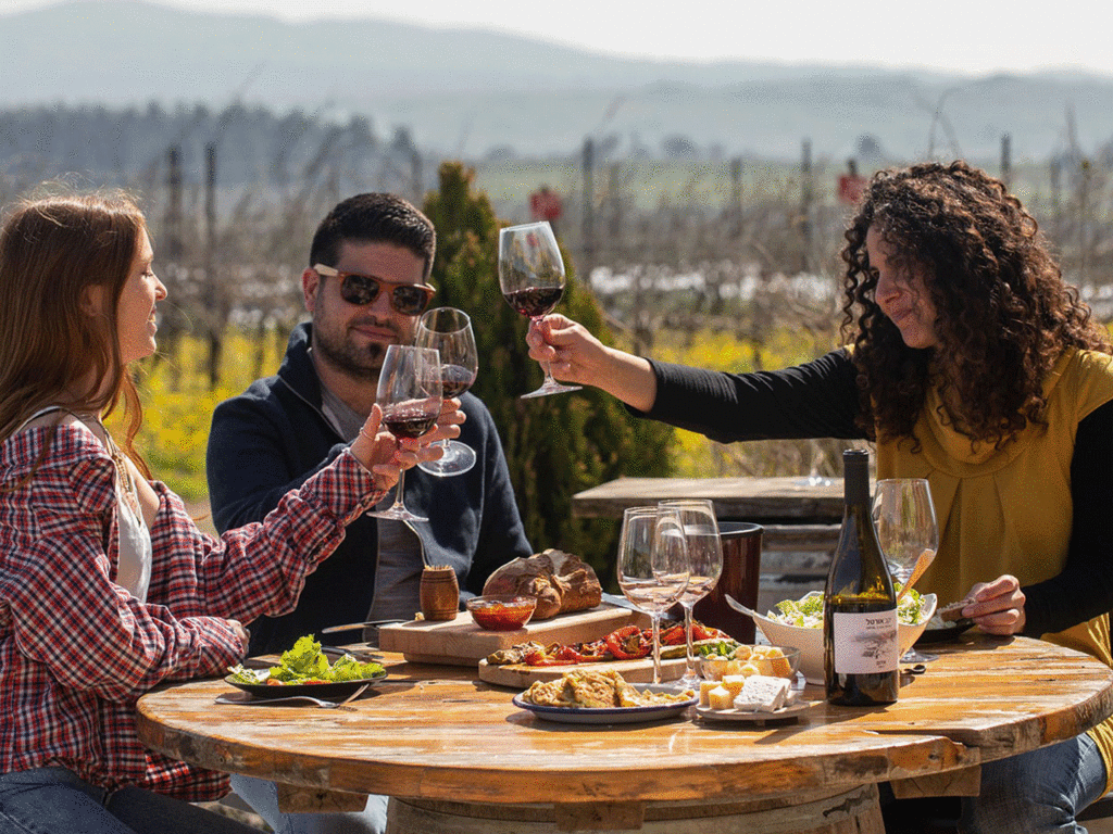 Wine tasting at Ortal Winery with My Israel Wine Tours