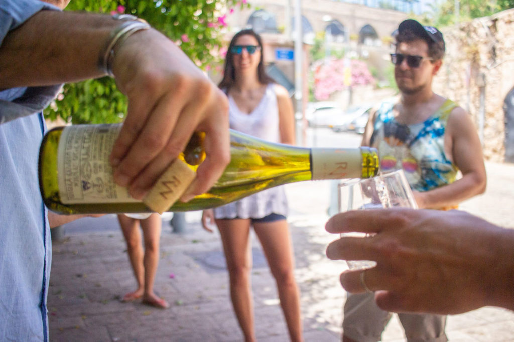 Cultural wine tasting walking tour in Jaffa : My Israel Wine Tours