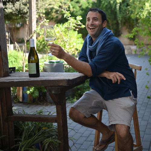 Amir Katz: wine tour guide : owner My Israel Wine tours
