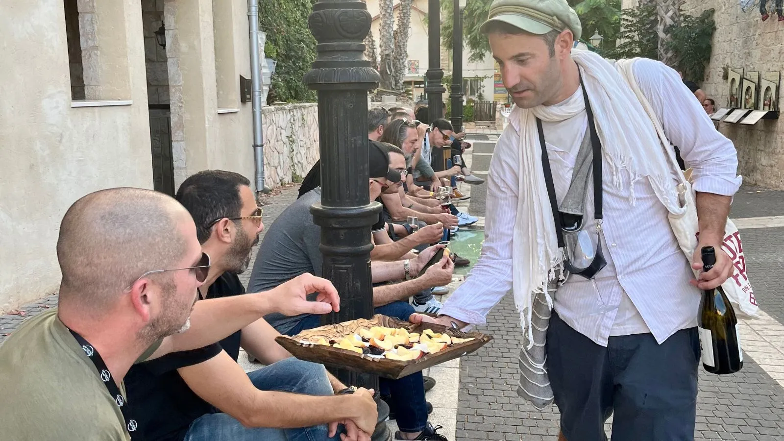 Walking with wine tour of Zichron Yaakov My Israel Wine Tours